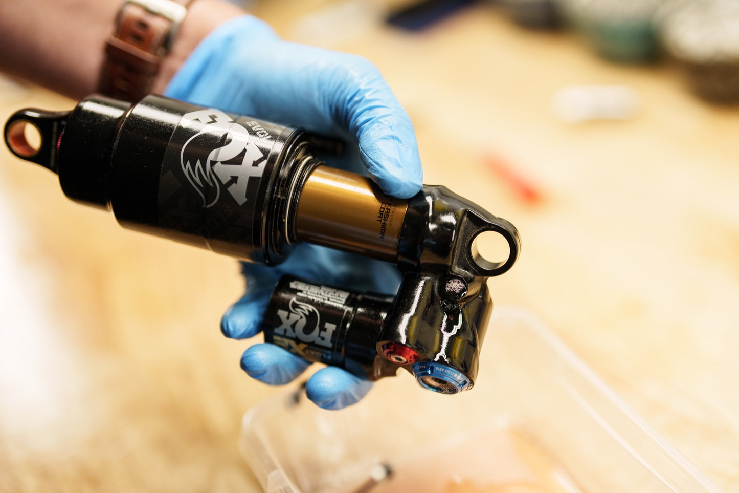 Onderhoud Fox demper